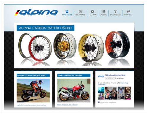 alpinaraggi.de - Exlusive Speichenräder für Supermoto, Motocross und Supermoto